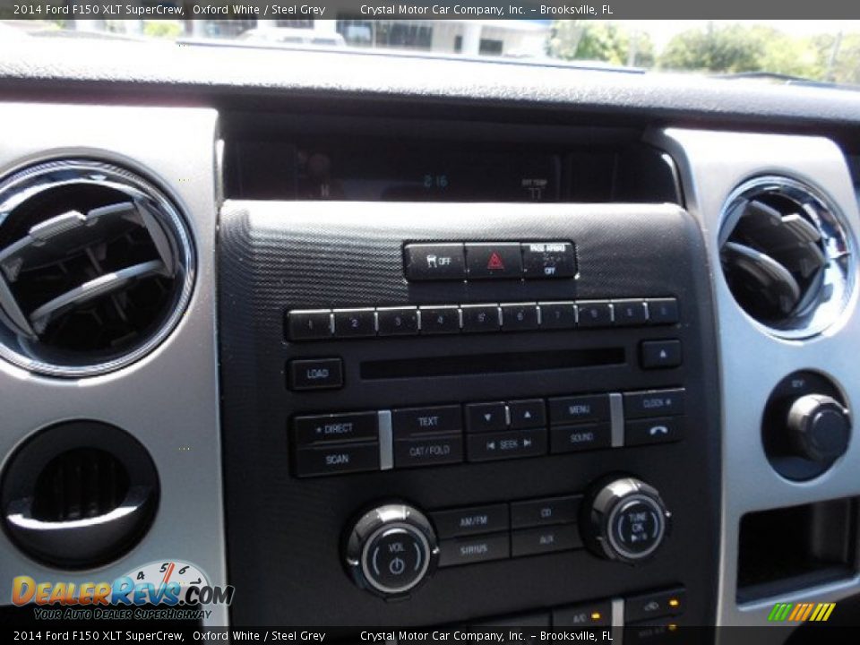 2014 Ford F150 XLT SuperCrew Oxford White / Steel Grey Photo #19
