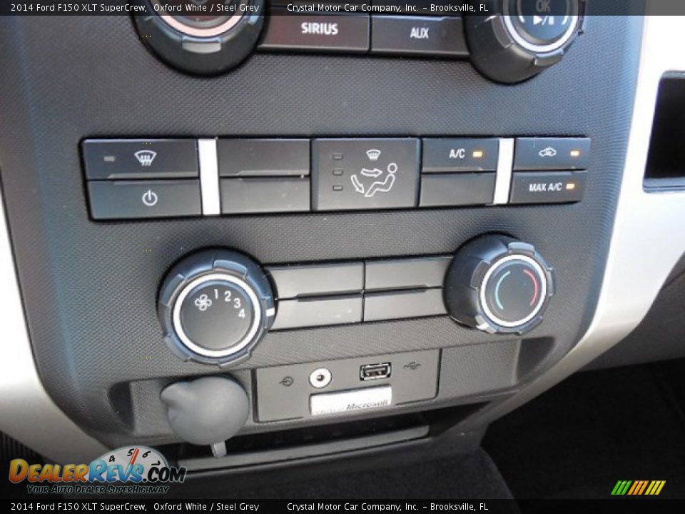 2014 Ford F150 XLT SuperCrew Oxford White / Steel Grey Photo #20