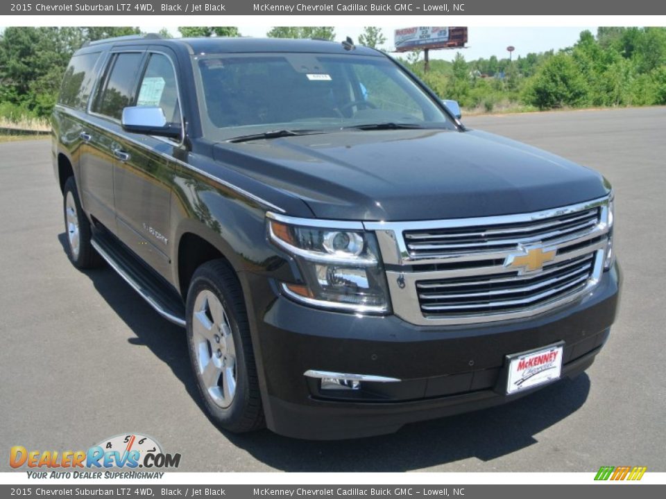 2015 Chevrolet Suburban LTZ 4WD Black / Jet Black Photo #1