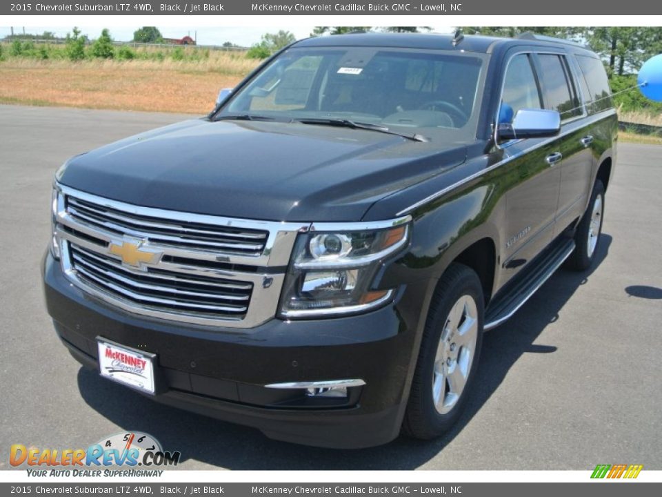 2015 Chevrolet Suburban LTZ 4WD Black / Jet Black Photo #2
