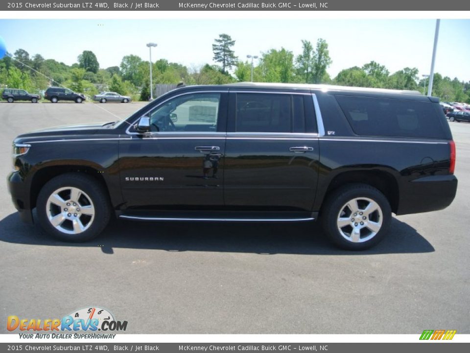 2015 Chevrolet Suburban LTZ 4WD Black / Jet Black Photo #3