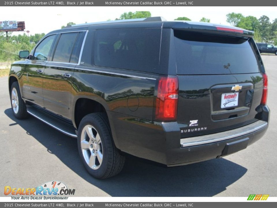2015 Chevrolet Suburban LTZ 4WD Black / Jet Black Photo #4
