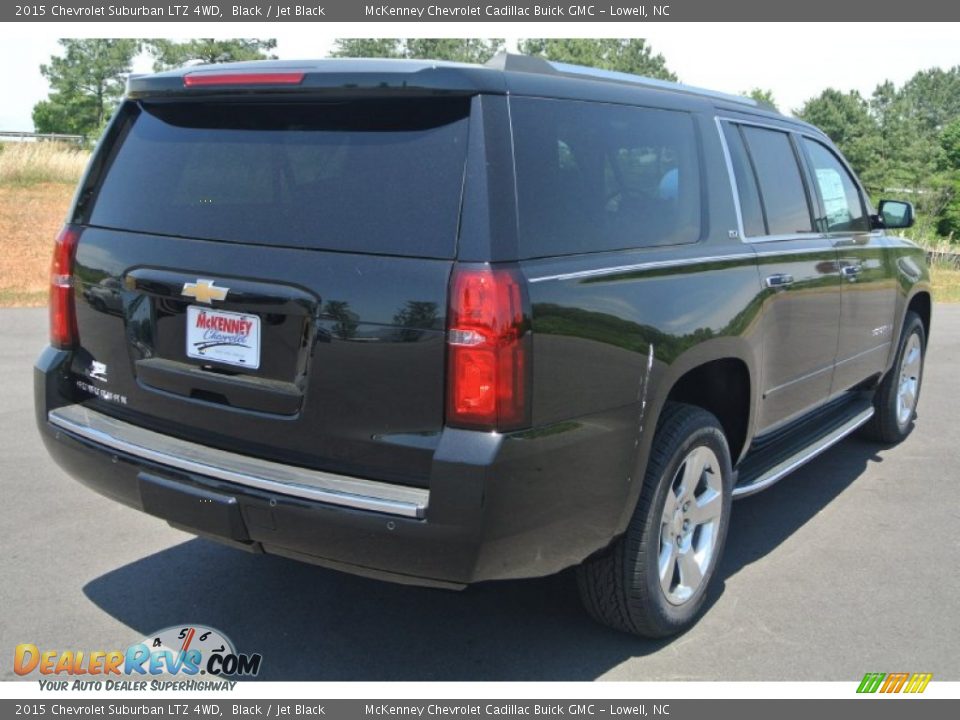 2015 Chevrolet Suburban LTZ 4WD Black / Jet Black Photo #5