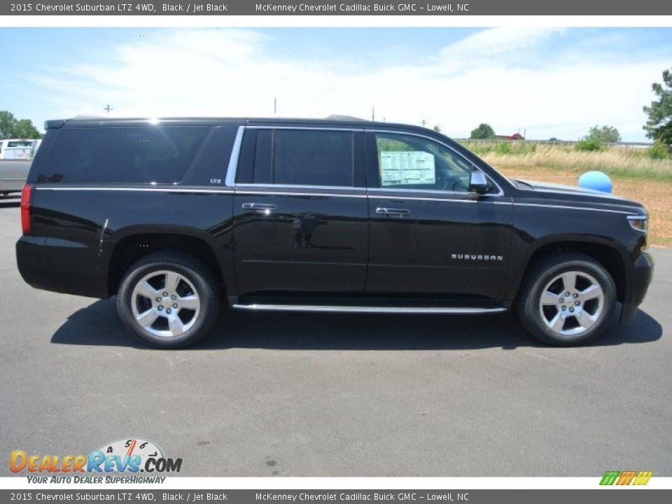 2015 Chevrolet Suburban LTZ 4WD Black / Jet Black Photo #6