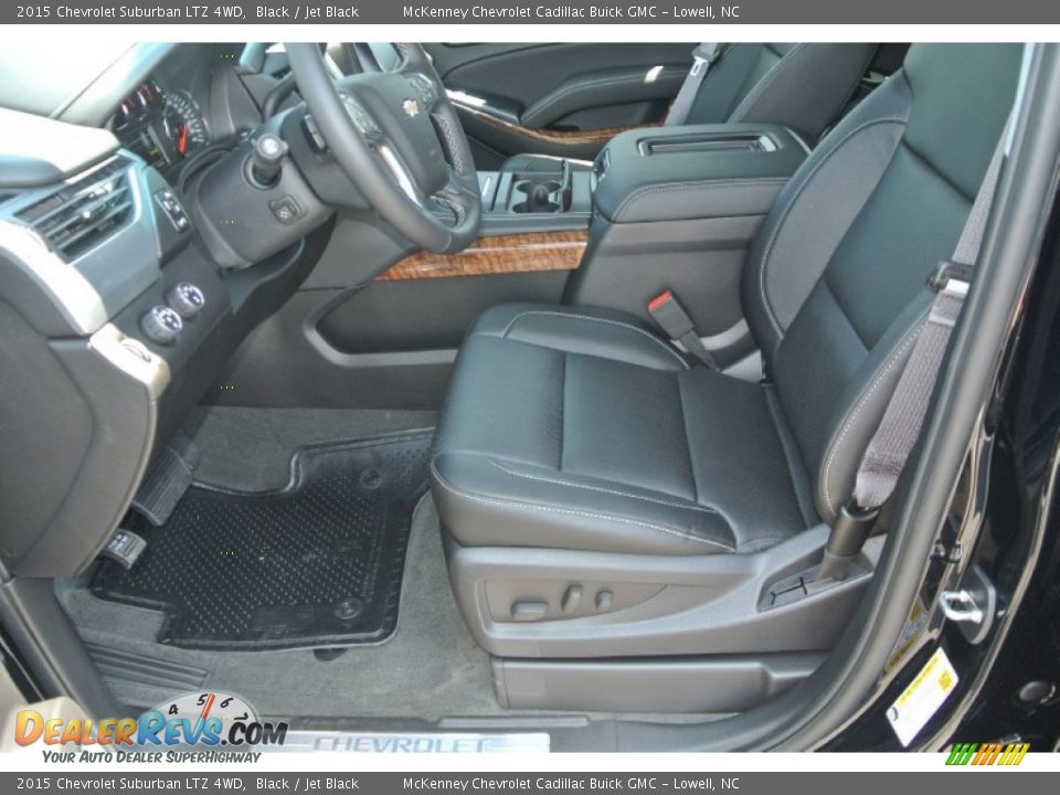 2015 Chevrolet Suburban LTZ 4WD Black / Jet Black Photo #8