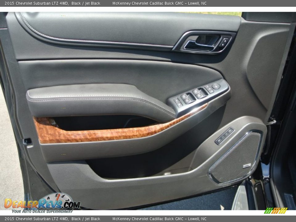 2015 Chevrolet Suburban LTZ 4WD Black / Jet Black Photo #9