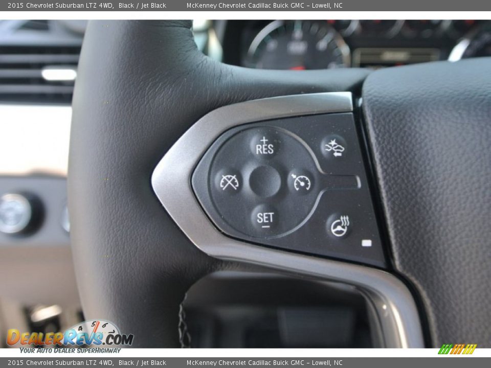 2015 Chevrolet Suburban LTZ 4WD Black / Jet Black Photo #14