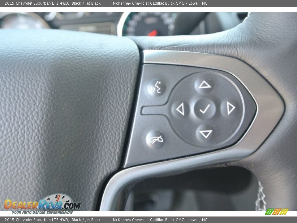 2015 Chevrolet Suburban LTZ 4WD Black / Jet Black Photo #15