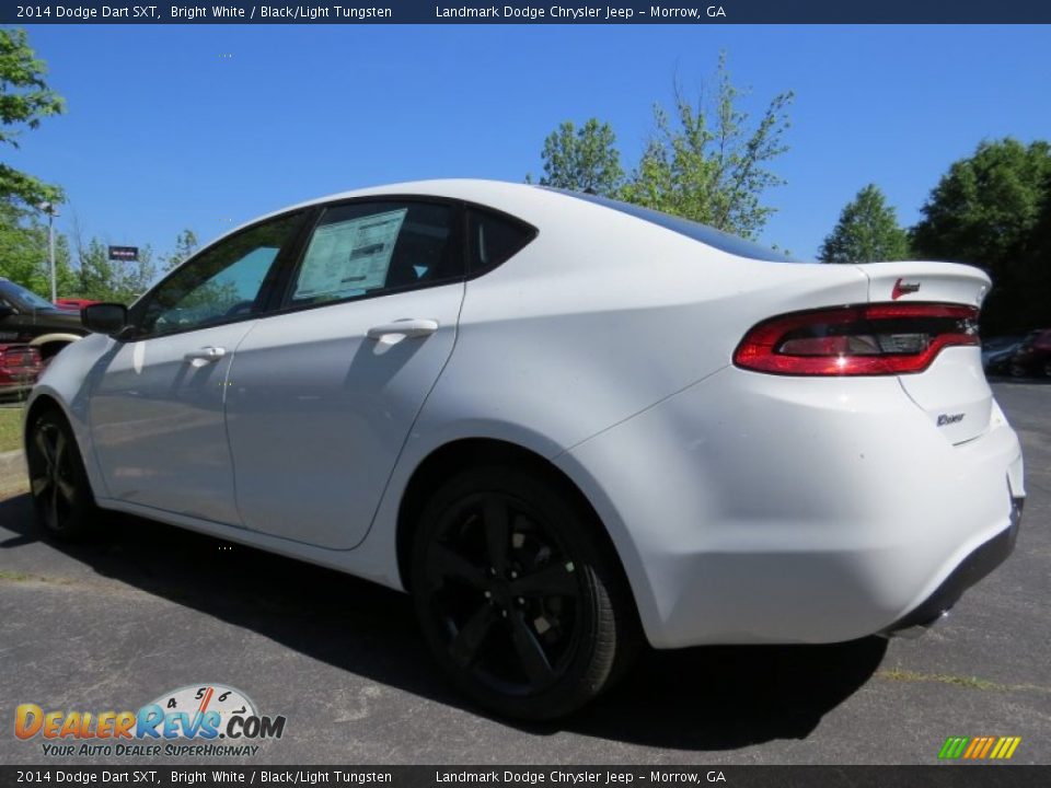 2014 Dodge Dart SXT Bright White / Black/Light Tungsten Photo #2