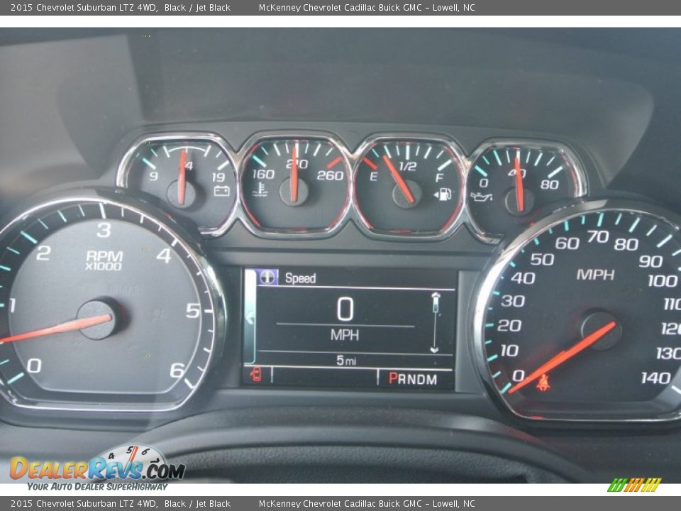 2015 Chevrolet Suburban LTZ 4WD Black / Jet Black Photo #16
