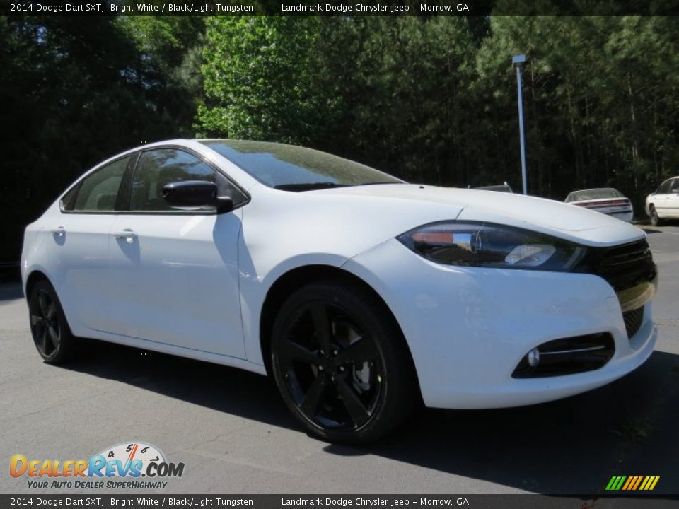 2014 Dodge Dart SXT Bright White / Black/Light Tungsten Photo #4