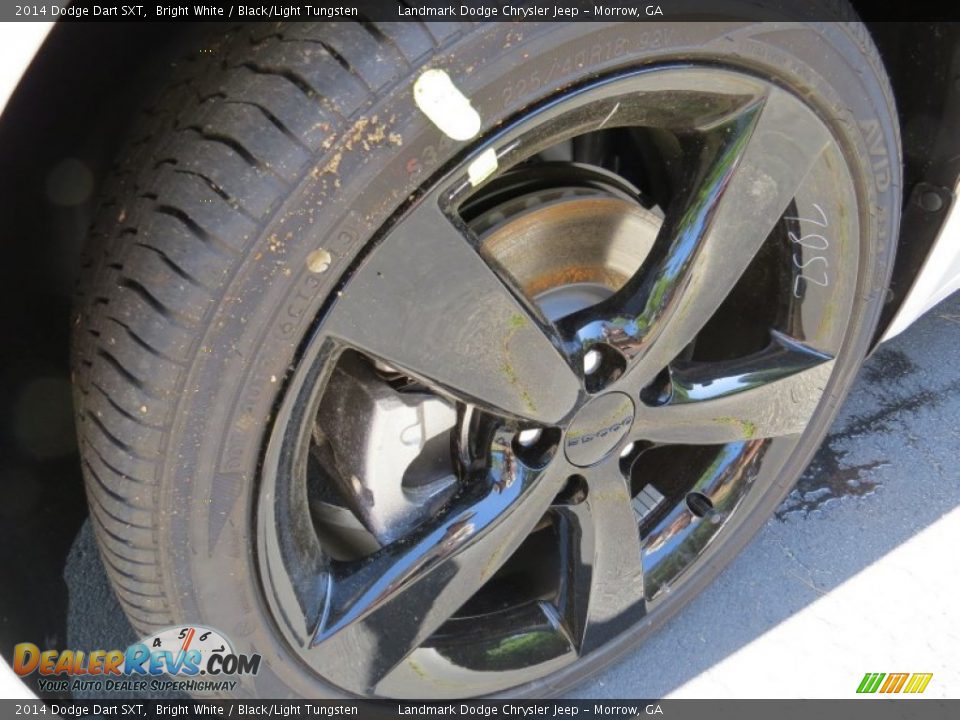 2014 Dodge Dart SXT Bright White / Black/Light Tungsten Photo #5