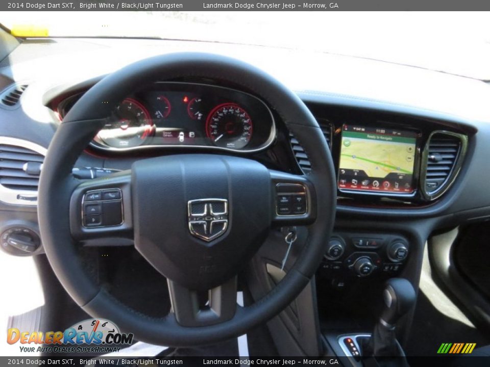2014 Dodge Dart SXT Bright White / Black/Light Tungsten Photo #8