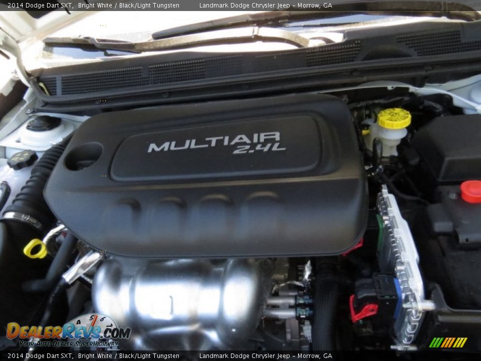 2014 Dodge Dart SXT Bright White / Black/Light Tungsten Photo #9