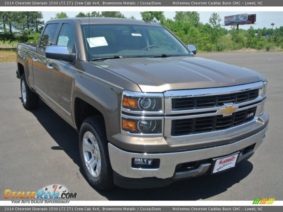 2014 Chevrolet Silverado 1500 LTZ Z71 Crew Cab 4x4 Brownstone Metallic / Cocoa/Dune Photo #1