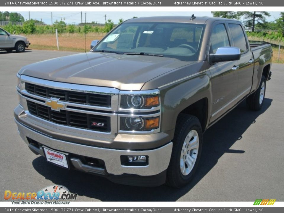 2014 Chevrolet Silverado 1500 LTZ Z71 Crew Cab 4x4 Brownstone Metallic / Cocoa/Dune Photo #2