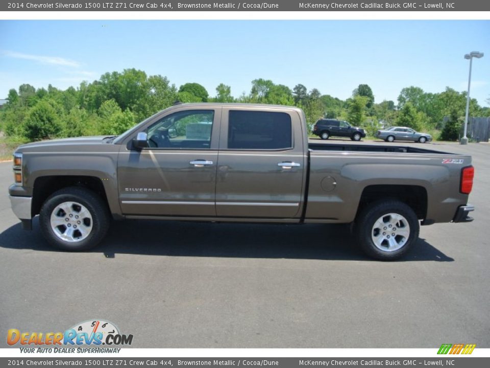 2014 Chevrolet Silverado 1500 LTZ Z71 Crew Cab 4x4 Brownstone Metallic / Cocoa/Dune Photo #3
