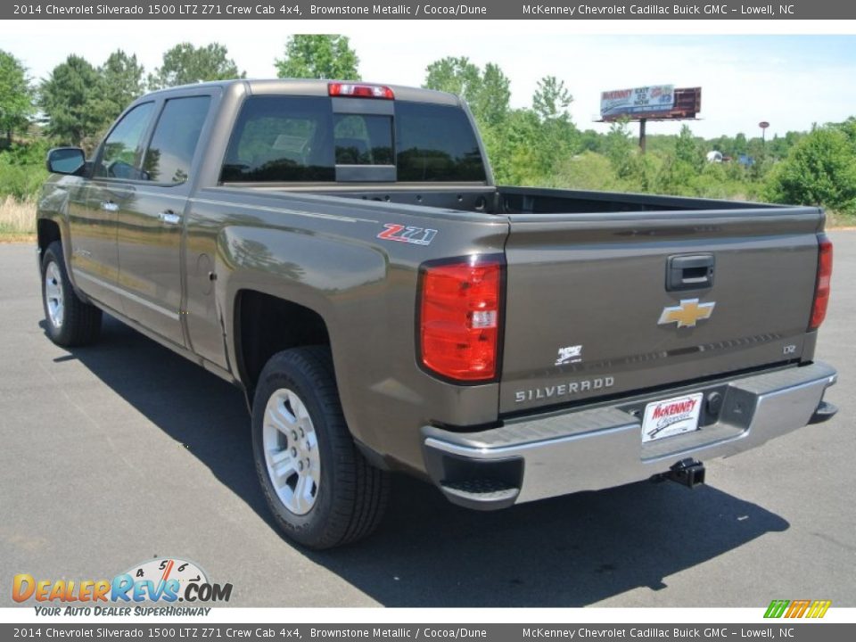 2014 Chevrolet Silverado 1500 LTZ Z71 Crew Cab 4x4 Brownstone Metallic / Cocoa/Dune Photo #4