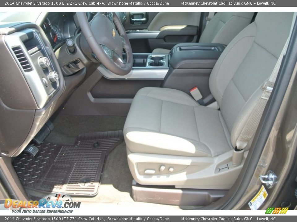 2014 Chevrolet Silverado 1500 LTZ Z71 Crew Cab 4x4 Brownstone Metallic / Cocoa/Dune Photo #8