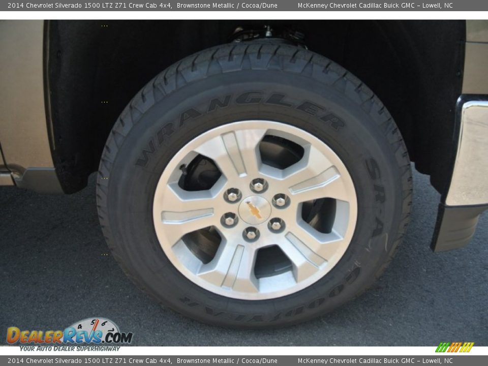 2014 Chevrolet Silverado 1500 LTZ Z71 Crew Cab 4x4 Brownstone Metallic / Cocoa/Dune Photo #19