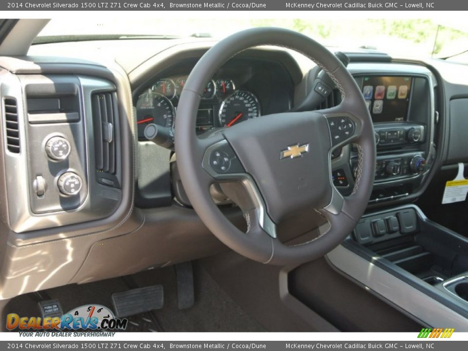 2014 Chevrolet Silverado 1500 LTZ Z71 Crew Cab 4x4 Brownstone Metallic / Cocoa/Dune Photo #21