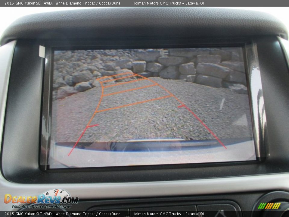 2015 GMC Yukon SLT 4WD White Diamond Tricoat / Cocoa/Dune Photo #11
