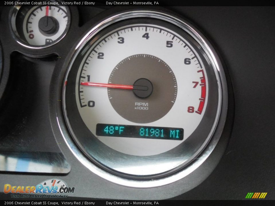 2006 Chevrolet Cobalt SS Coupe Victory Red / Ebony Photo #20