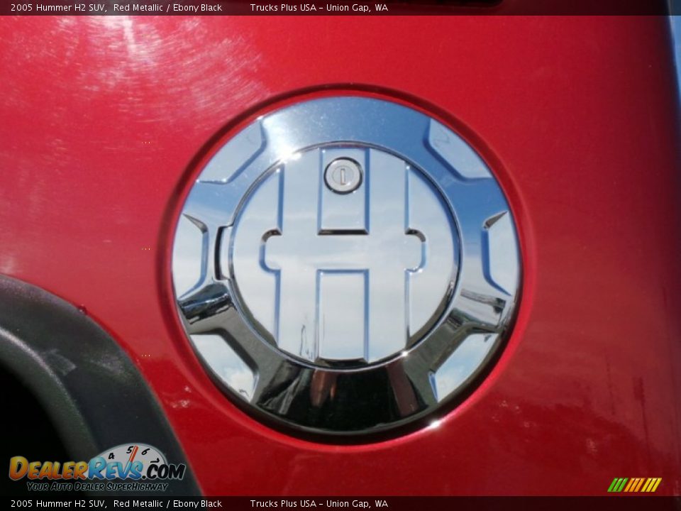 2005 Hummer H2 SUV Red Metallic / Ebony Black Photo #30