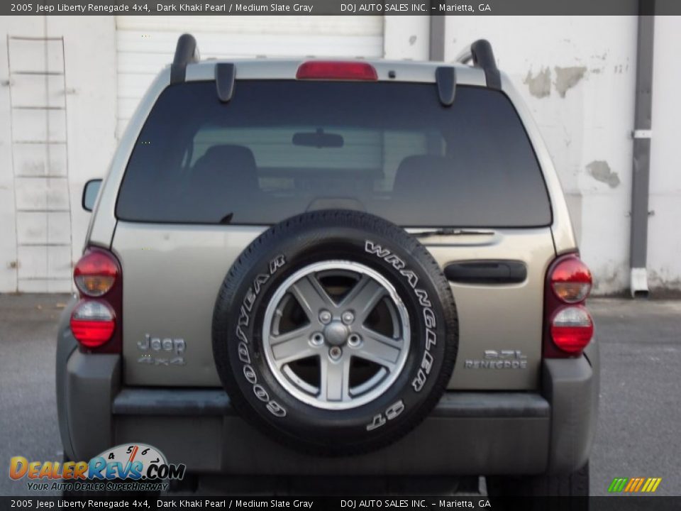 2005 Jeep Liberty Renegade 4x4 Dark Khaki Pearl / Medium Slate Gray Photo #6