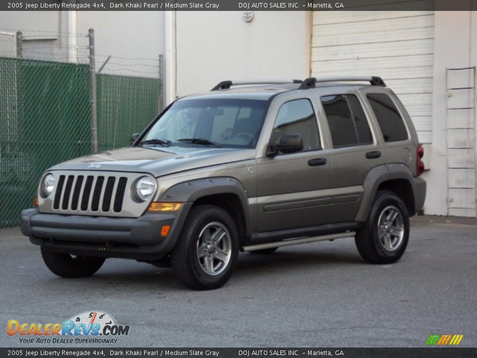 2005 Jeep Liberty Renegade 4x4 Dark Khaki Pearl / Medium Slate Gray Photo #11