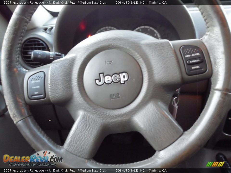 2005 Jeep Liberty Renegade 4x4 Dark Khaki Pearl / Medium Slate Gray Photo #12
