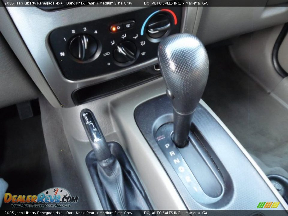 2005 Jeep Liberty Renegade 4x4 Dark Khaki Pearl / Medium Slate Gray Photo #13