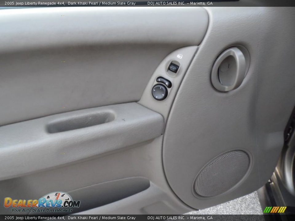 2005 Jeep Liberty Renegade 4x4 Dark Khaki Pearl / Medium Slate Gray Photo #17