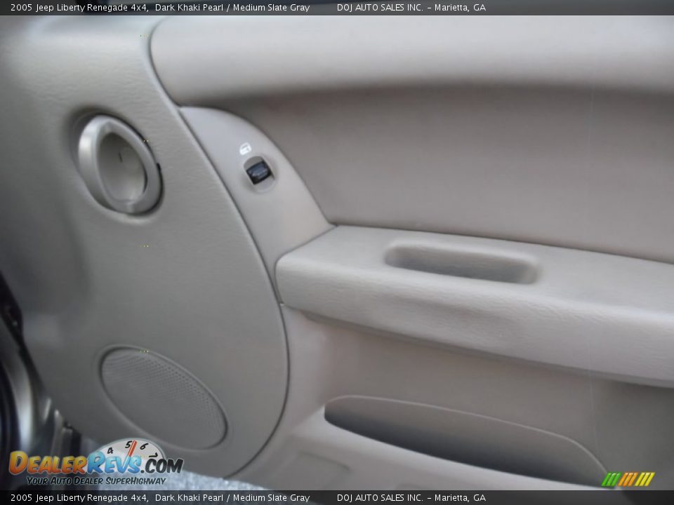 2005 Jeep Liberty Renegade 4x4 Dark Khaki Pearl / Medium Slate Gray Photo #18