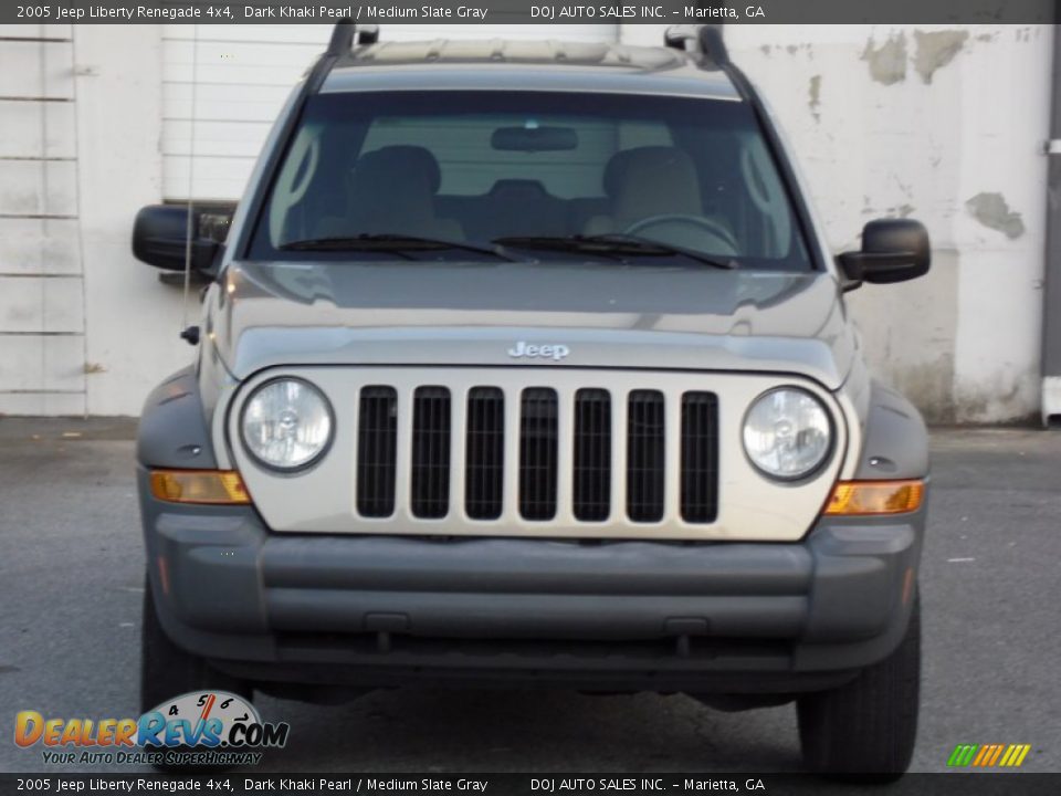 2005 Jeep Liberty Renegade 4x4 Dark Khaki Pearl / Medium Slate Gray Photo #22
