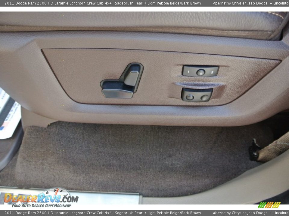 2011 Dodge Ram 2500 HD Laramie Longhorn Crew Cab 4x4 Sagebrush Pearl / Light Pebble Beige/Bark Brown Photo #10