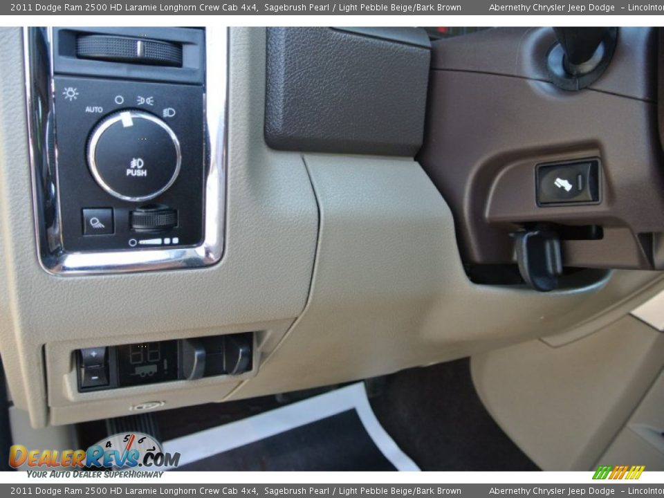 2011 Dodge Ram 2500 HD Laramie Longhorn Crew Cab 4x4 Sagebrush Pearl / Light Pebble Beige/Bark Brown Photo #13