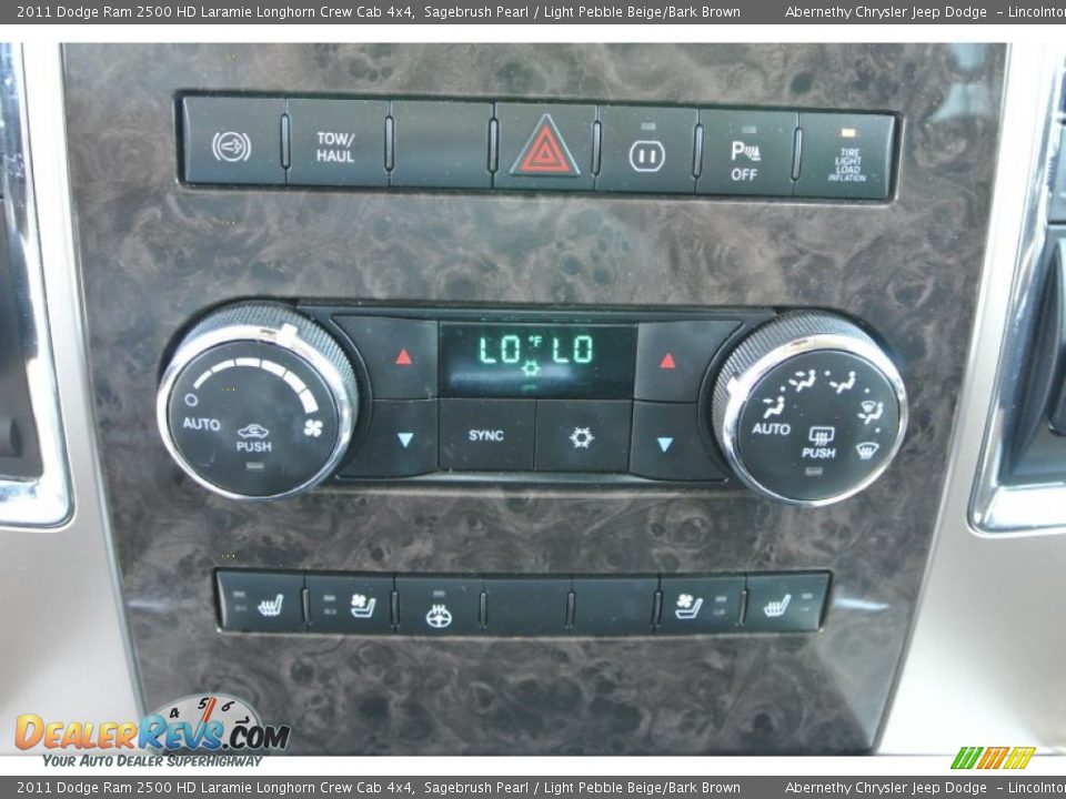 2011 Dodge Ram 2500 HD Laramie Longhorn Crew Cab 4x4 Sagebrush Pearl / Light Pebble Beige/Bark Brown Photo #15