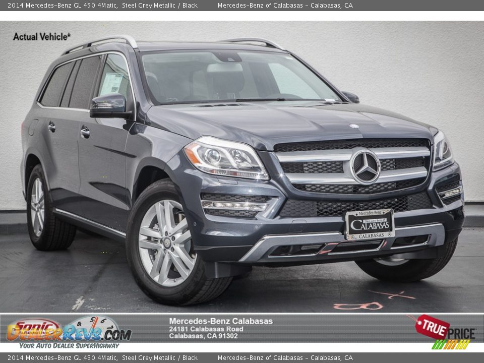 2014 Mercedes-Benz GL 450 4Matic Steel Grey Metallic / Black Photo #1
