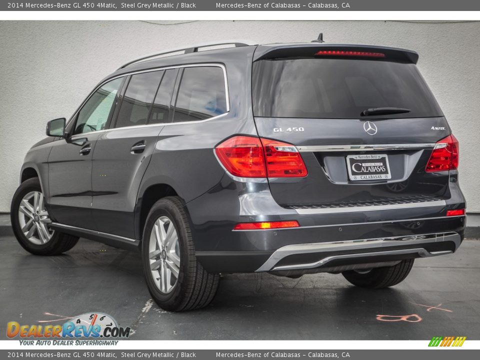 2014 Mercedes-Benz GL 450 4Matic Steel Grey Metallic / Black Photo #2