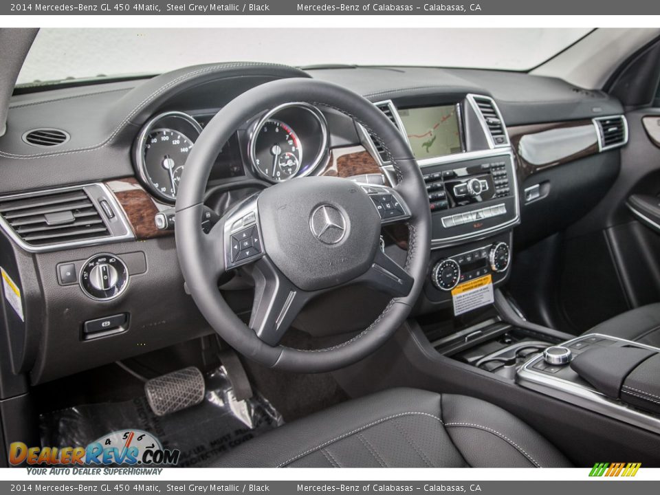 2014 Mercedes-Benz GL 450 4Matic Steel Grey Metallic / Black Photo #5