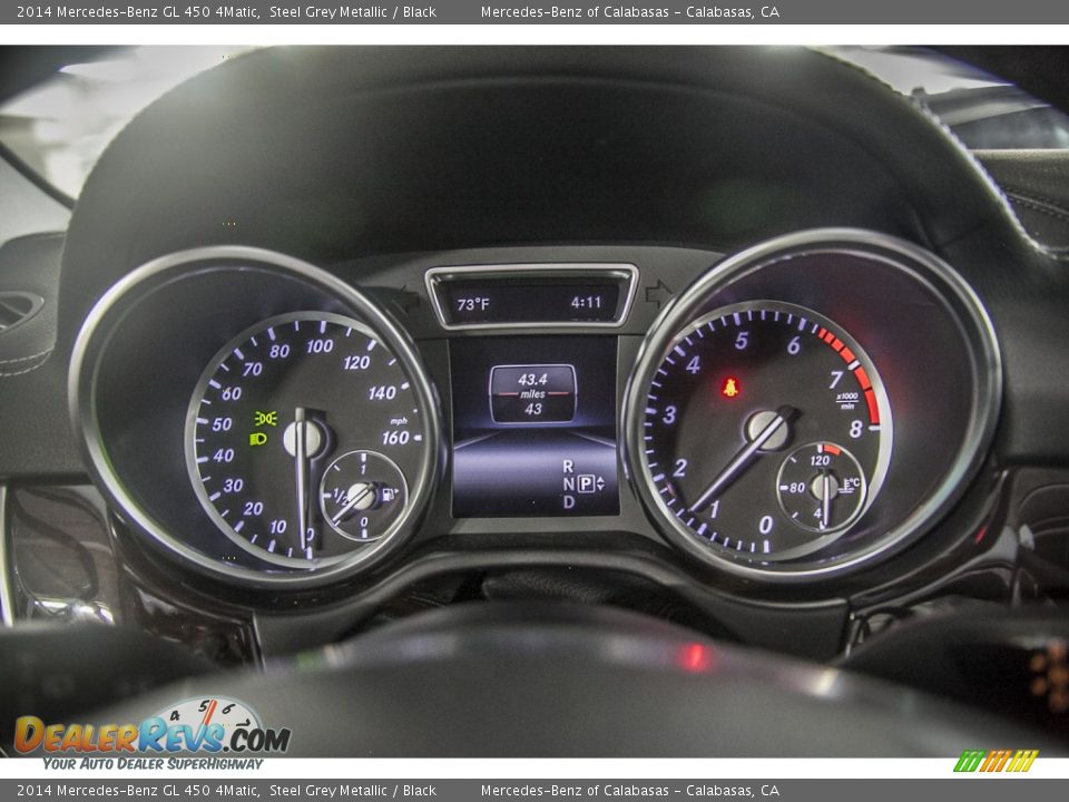 2014 Mercedes-Benz GL 450 4Matic Steel Grey Metallic / Black Photo #6