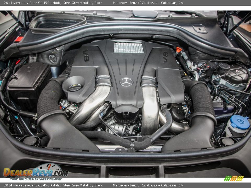 2014 Mercedes-Benz GL 450 4Matic Steel Grey Metallic / Black Photo #9