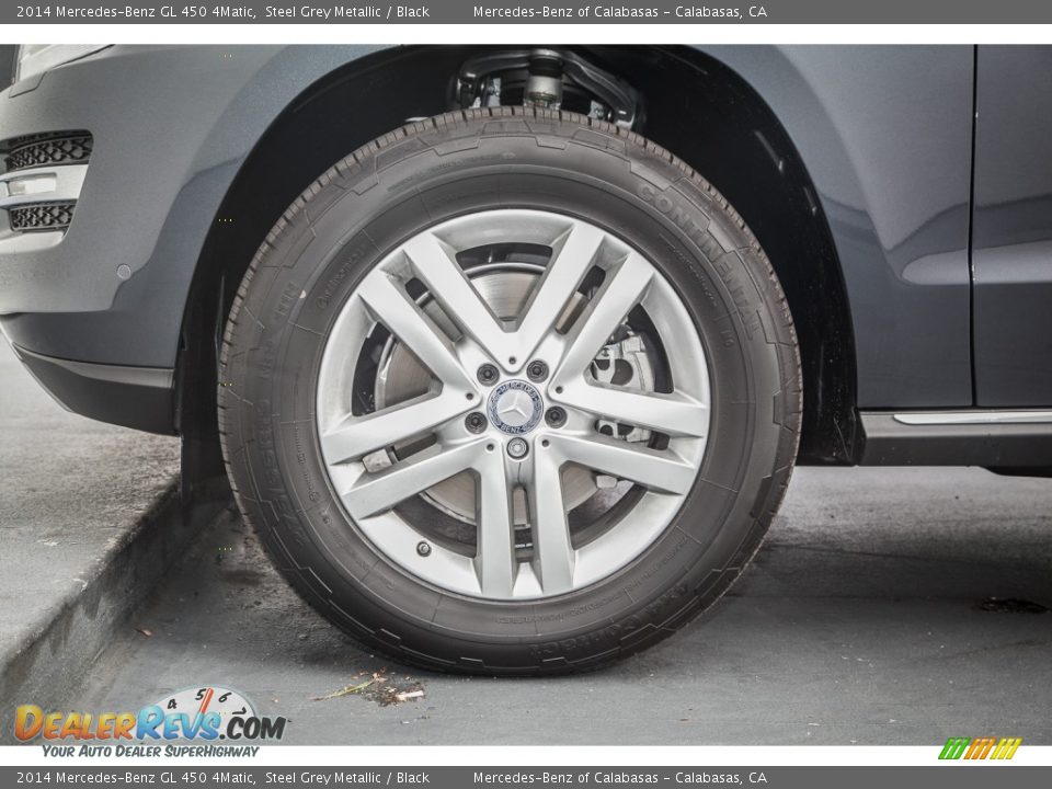 2014 Mercedes-Benz GL 450 4Matic Steel Grey Metallic / Black Photo #10