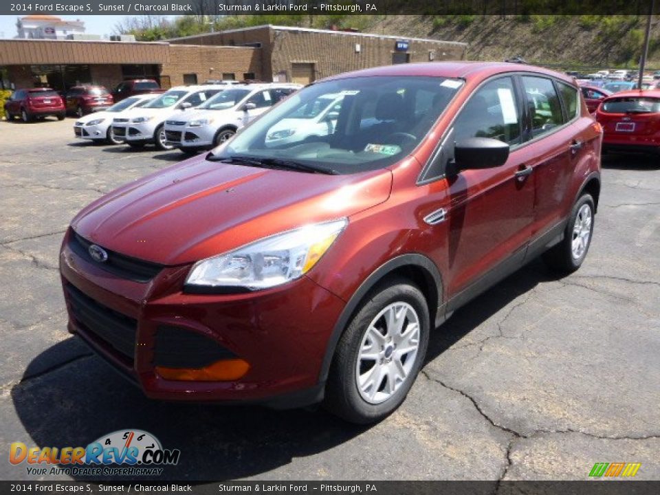 2014 Ford Escape S Sunset / Charcoal Black Photo #5