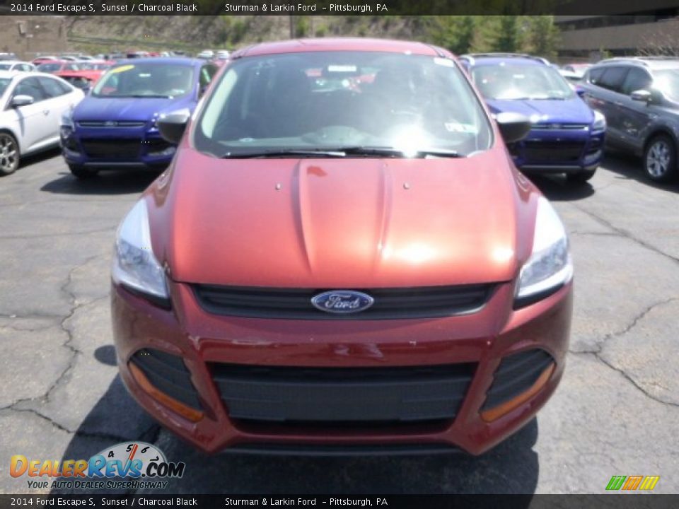 2014 Ford Escape S Sunset / Charcoal Black Photo #6