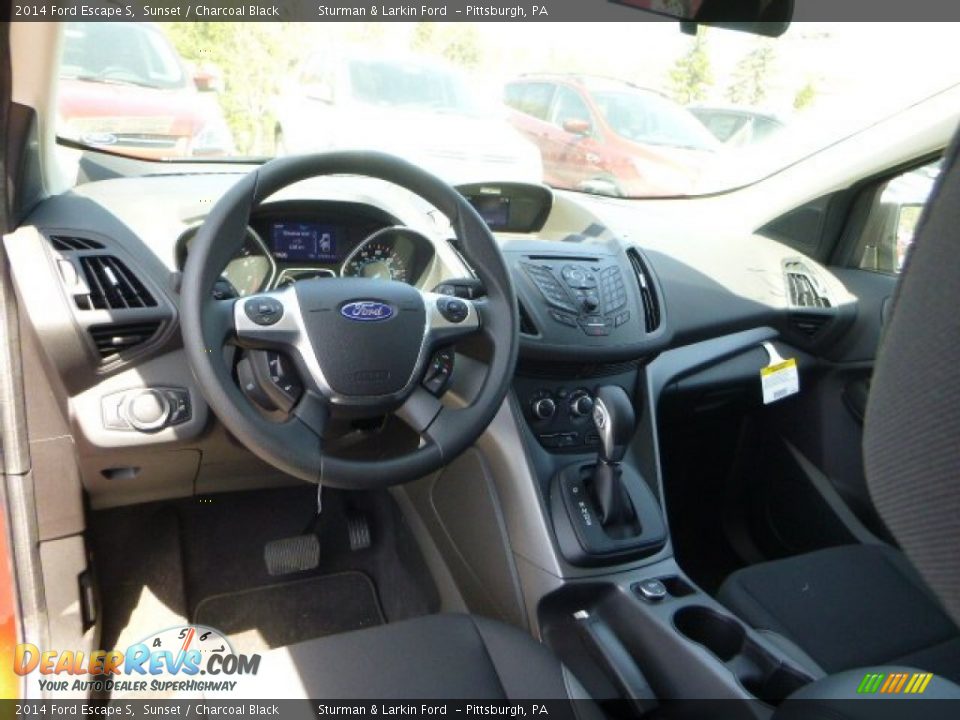 2014 Ford Escape S Sunset / Charcoal Black Photo #10