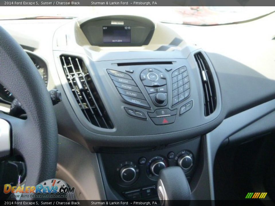 2014 Ford Escape S Sunset / Charcoal Black Photo #13