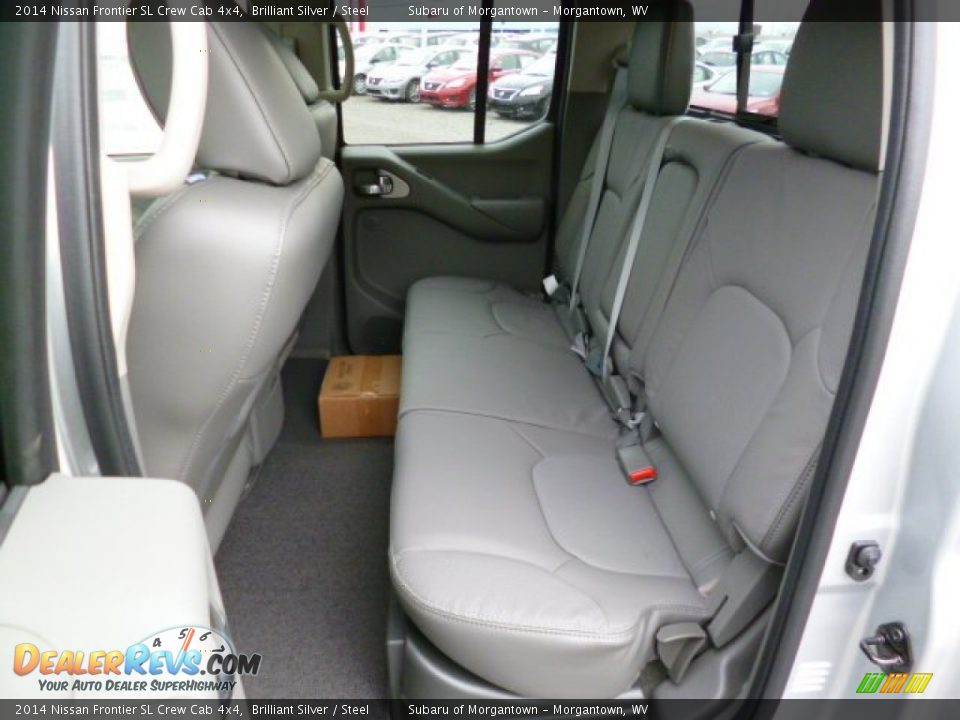 2014 Nissan Frontier SL Crew Cab 4x4 Brilliant Silver / Steel Photo #14