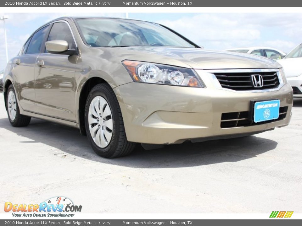 2010 Honda Accord LX Sedan Bold Beige Metallic / Ivory Photo #1
